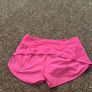 Lululemon sonic pink size 2 shorts